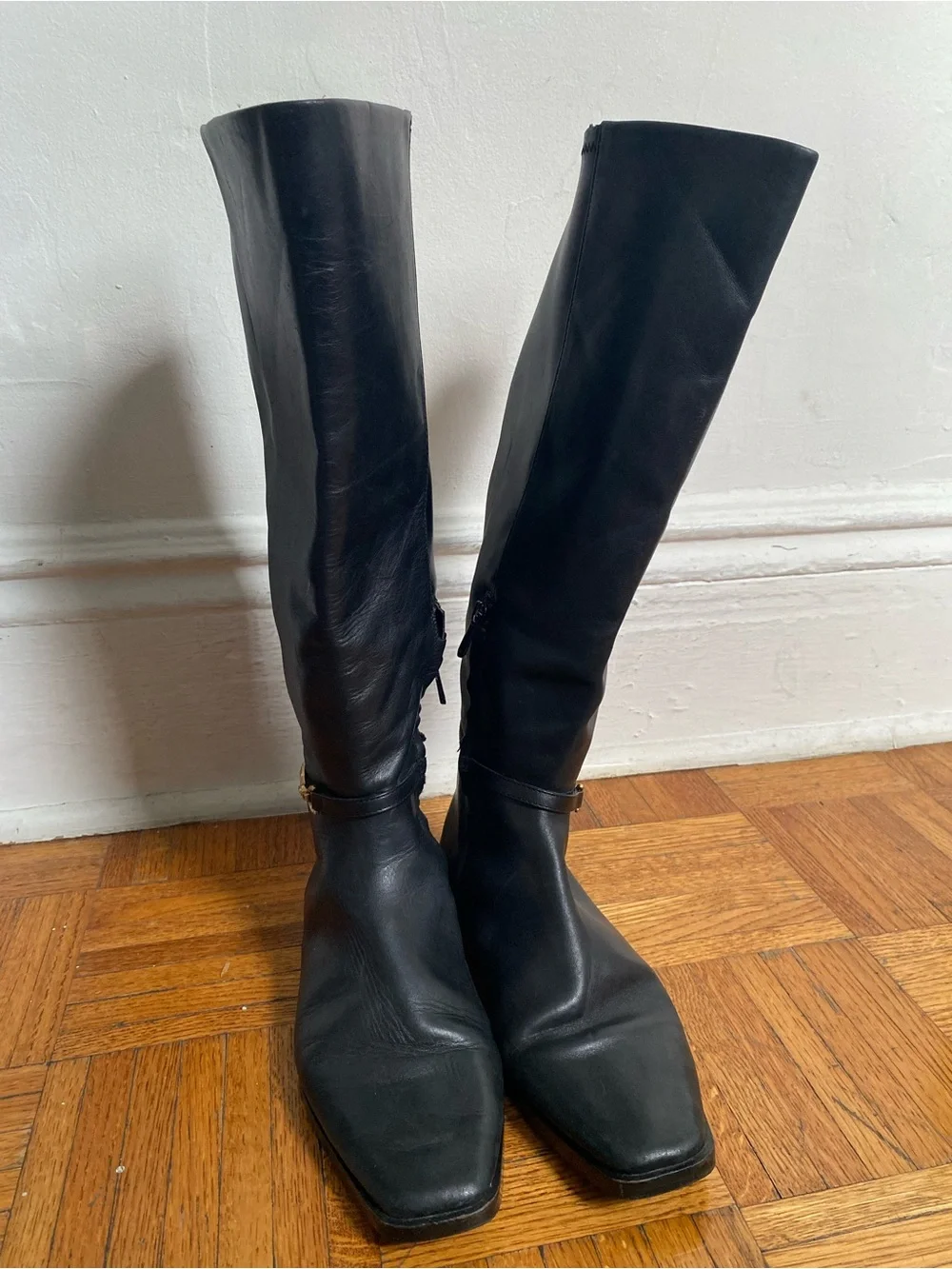 Minimalist Sam Edelman Riding Knee-High Leather Boots